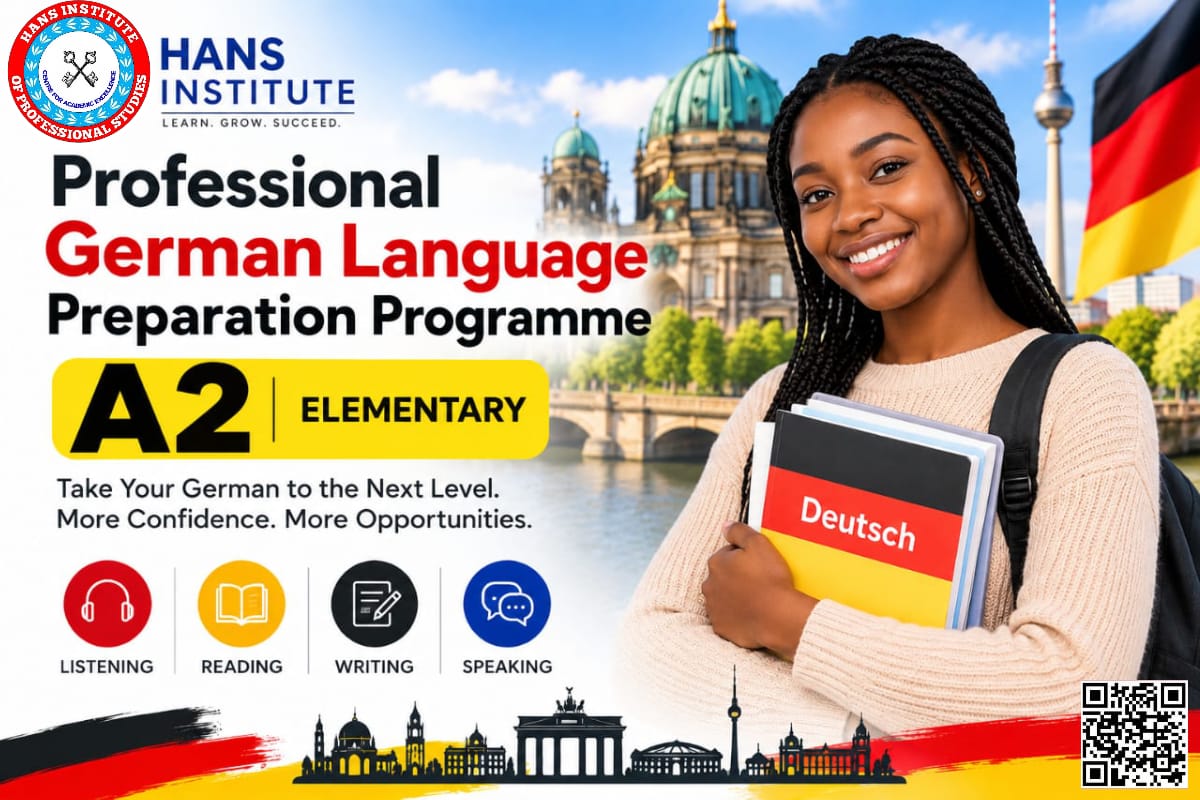 Professional German Language Preparation Programme – A2